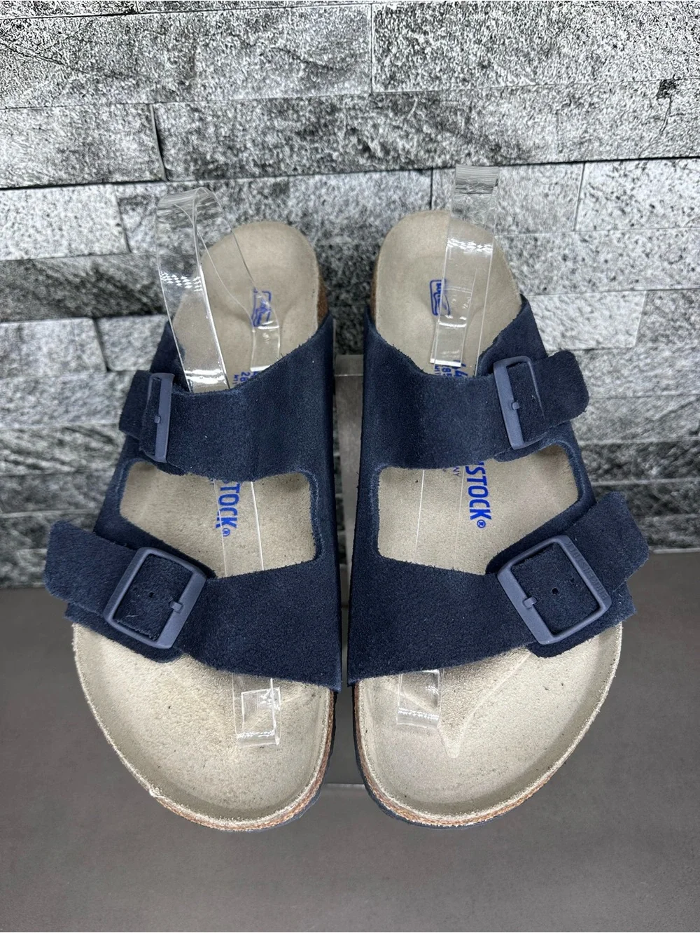 Birkenstock Arizona Midnight Suede Soft-footbed Sandals - M11 -NEW